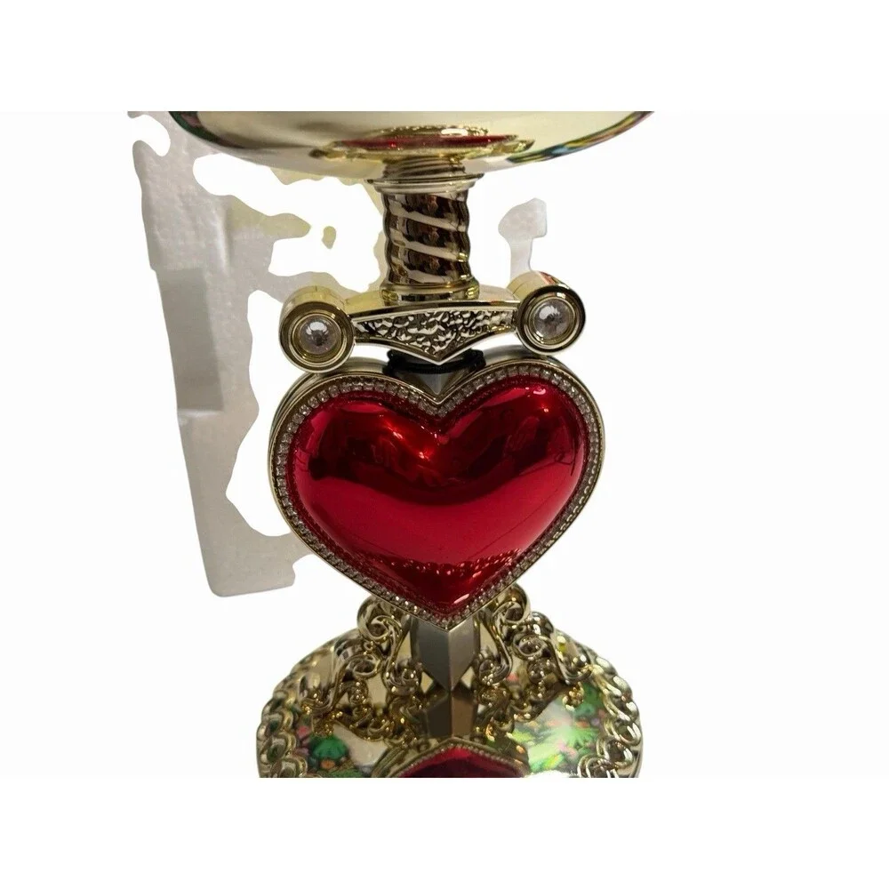 Bath & Body Works Evil Queen Pierced Heart Pedestal Disney 3-Wick Candle Holder - Picture 4 of 16